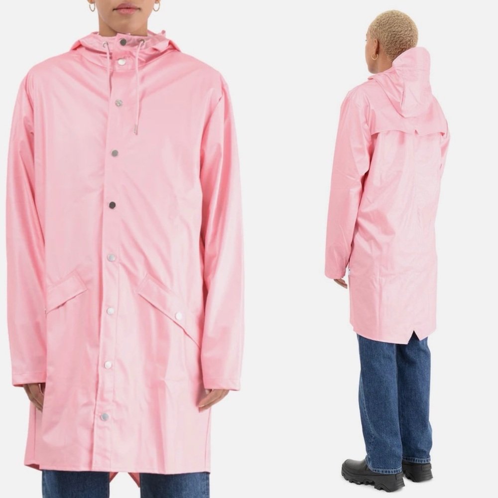 Rains Pink Utility Jacket - Picture 16 of 16